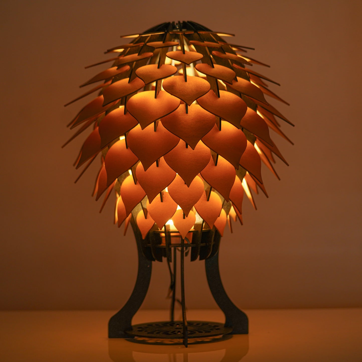 Ciana Wooden Handmade Table Top / Night Lamp