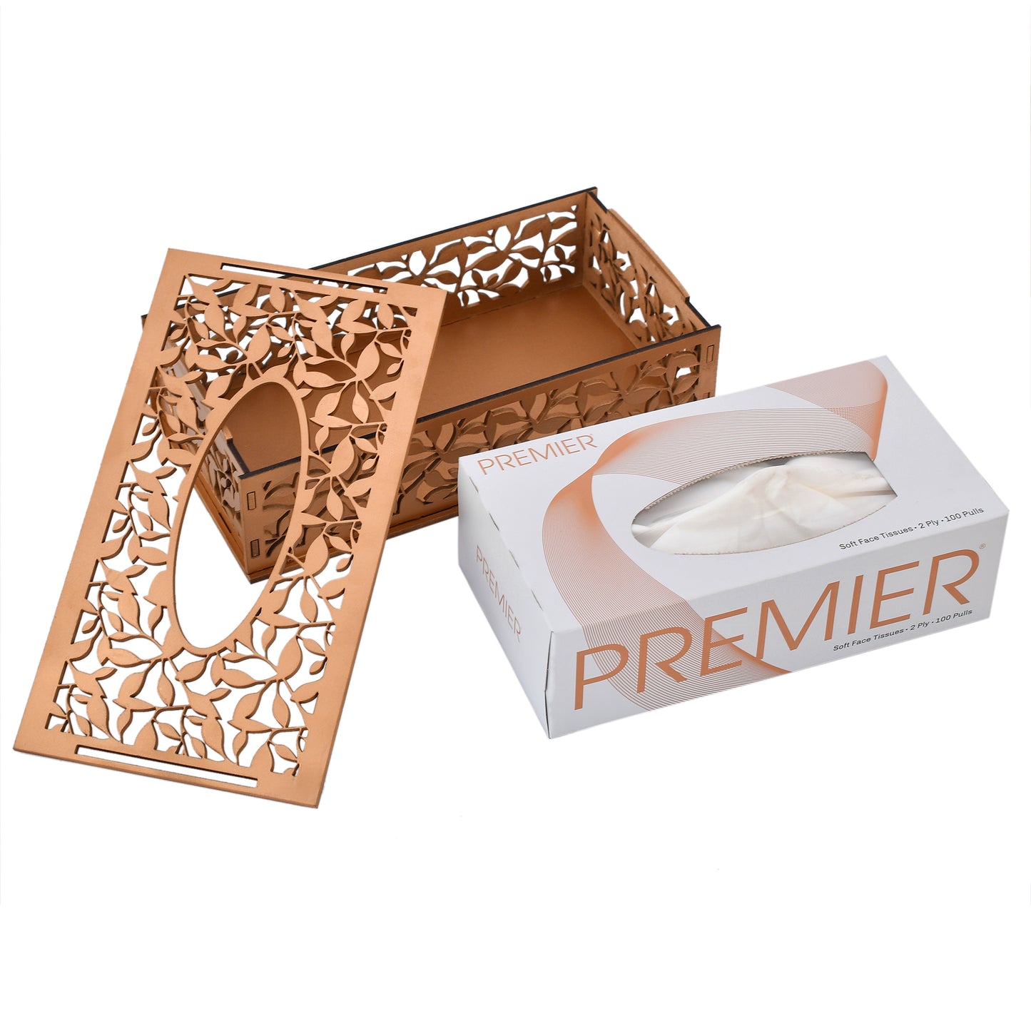 Ciana Wooden Tissue Box